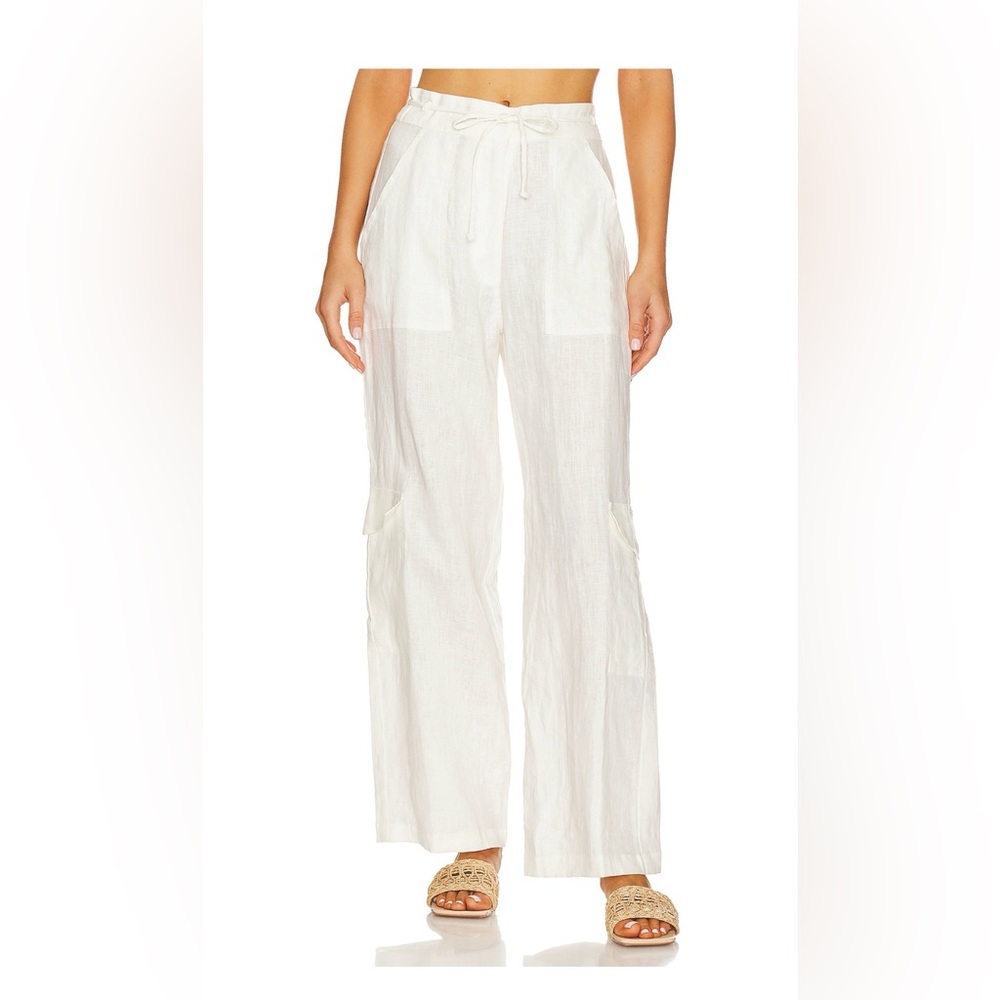 Faithfull the Brand Linen Cargo Pants